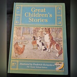 Great Children's Stories Illustrated by Frederick Richardson Hardcover Book 1994